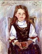 Wilhelmine im Trachtenkleid Lovis Corinth